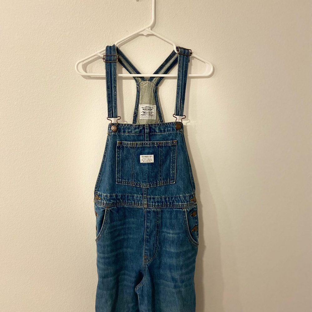 Levi's Blue Denim Overalls